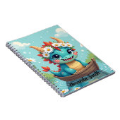 Cuaderno Personalizable con Nombre Diseño Dragon Notizblock (Rechte Seite)