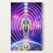 Cuaderno sistema de chakras, meditation journal notizblock (Rückseite)
