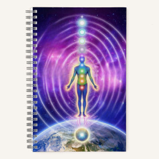 Cuaderno sistema de chakras, meditation journal notizblock