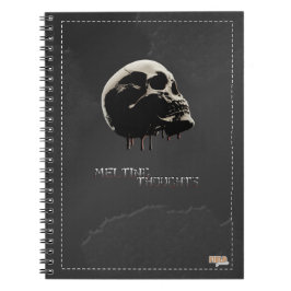 Cuaderno Skull Melting Thoughts Notizblock
