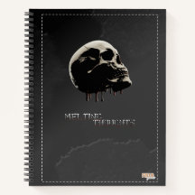 Cuaderno Skull Melting Thoughts