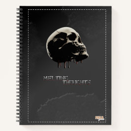 Cuaderno Skull Melting Thoughts Notizblock