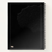 Cuaderno Skull Melting Thoughts Notizblock (Rückseite)