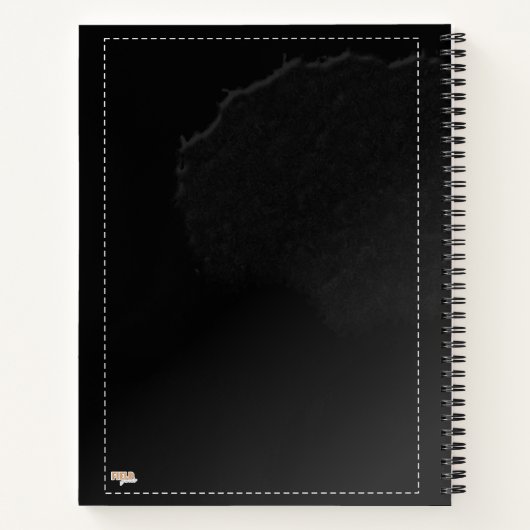 Cuaderno Skull Melting Thoughts Notizblock (Rückseite)