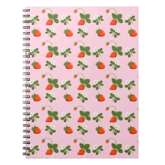 Cuaderno Strawberries Notizblock (Vorderseite)