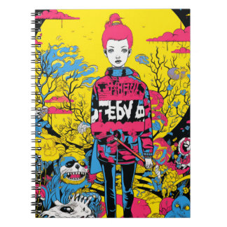 Cuaderno Terror Pop Art Notizblock
