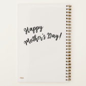 Cuaderno Vintage Happy Mother`s Day Notizblock (Rückseite)