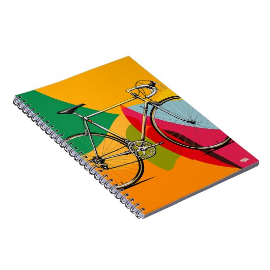 Cuaderno Vintage Racing Bicycle Notizblock (Rechte Seite)
