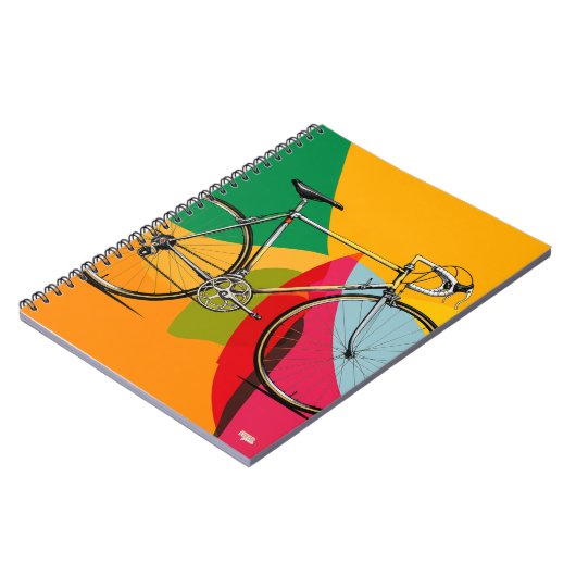 Cuaderno Vintage Racing Bicycle Notizblock (Linke Seite)
