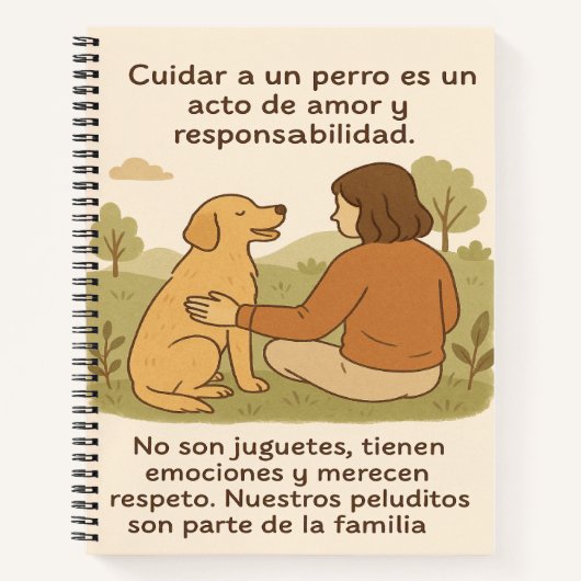 CuadernoPeluditos Notizblock (Vorderseite)