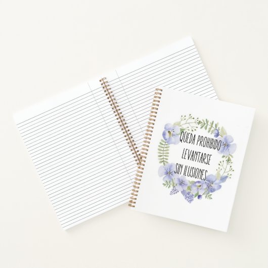 Cuadernos A4 linea Mensajes Notizblock (Innenseite)