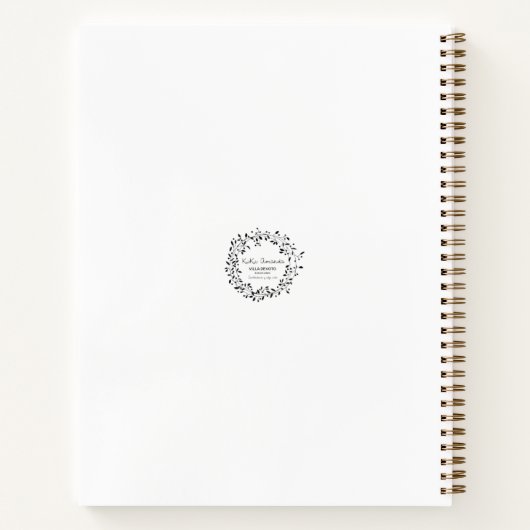 Cuadernos A4 linea Mensajes Notizblock (Rückseite)