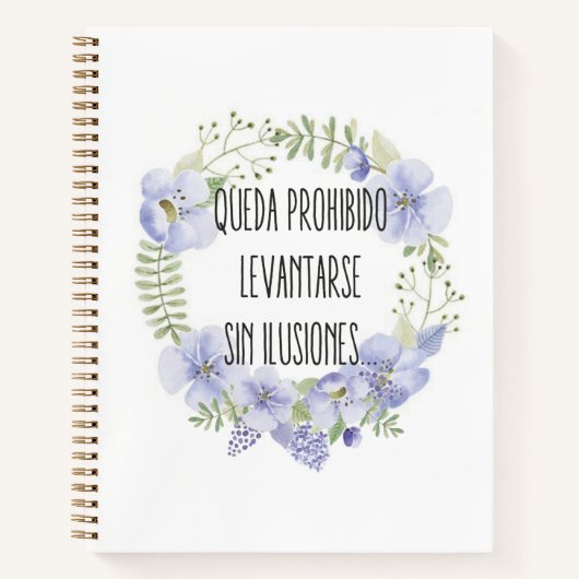 Cuadernos A4 linea Mensajes Notizblock (Vorderseite)