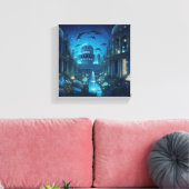 Cuadro Atlantis Leinwanddruck (Insitu (Wohnzimmer))