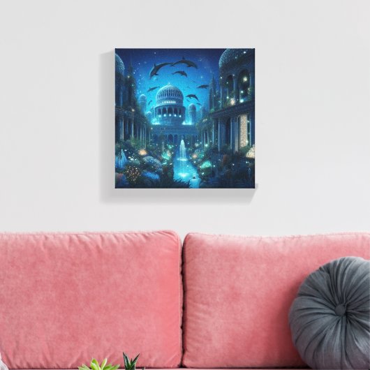 Cuadro Atlantis Leinwanddruck (Insitu (Wohnzimmer))