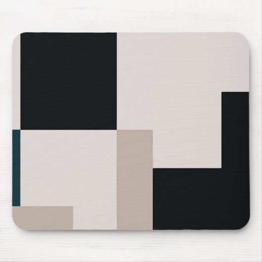 cuadros abstractos BW Mousepad (Vorne)