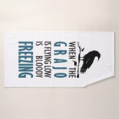 Cuando el grajo vuela bajo badehandtuch (Badehandtuch)