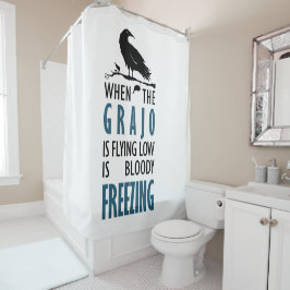 Cuando el grajo vuela bajo duschvorhang