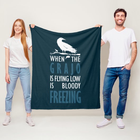 Cuando el grajo vuela bajo fleecedecke (Beispiel)