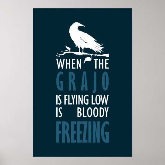 Cuando el grajo vuela bajo poster (Vorne)