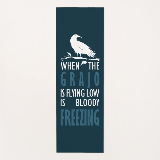 Cuando el grajo vuela bajo yogamatte (Vorderseite)