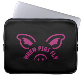 Cuando los cerdos vuelen laptopschutzhülle