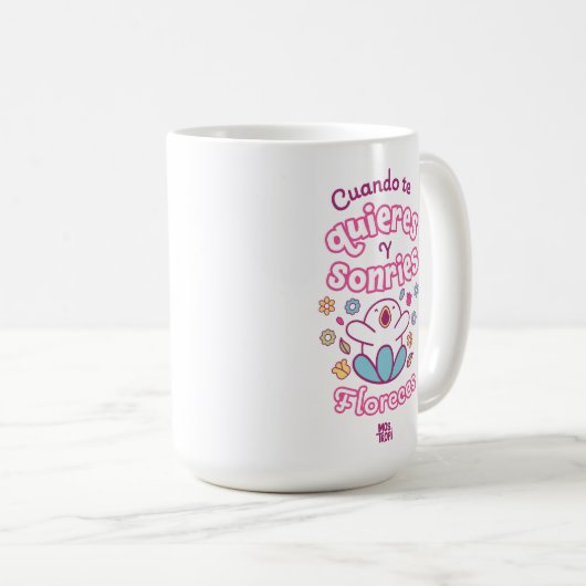 │Cuando te quieres y sonries Kaffeetasse (VorderseiteRechts)