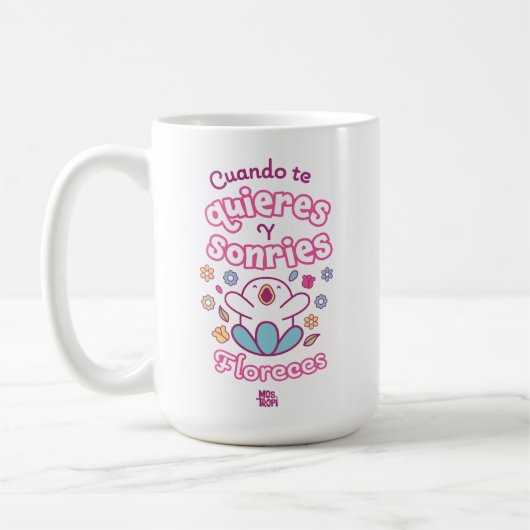 │Cuando te quieres y sonries Kaffeetasse (Links)