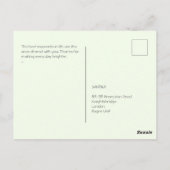 Cuando un dragón encuentra un gato en su cola postkarte (Rückseite)