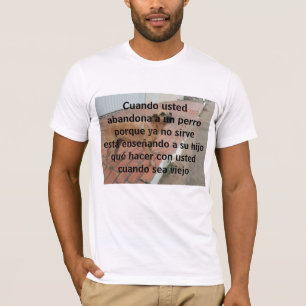Cuando verließ un perro T-Shirt
