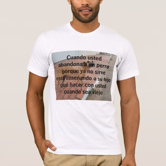 Cuando verließ un perro T-Shirt (Vorderseite)