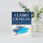 Cuatro Ciénegas Postkarte (Stehend Vorderseite)