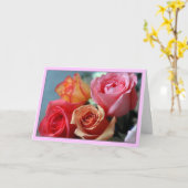 "Cuatro Rosas " Karte (Gelbe Blume)