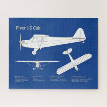 Cub Airplane - Airplane Blueprint Plans ABD