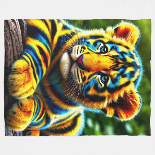 Cub Art Fleecedecke (Vorderseite (Horizontal))