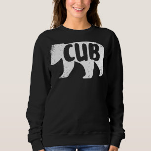 Cub Baby Bear Vatertag Sweatshirt
