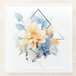 Cub-Blume: Hochzeitsuntersetzer Glasuntersetzer
