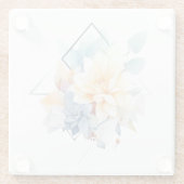 Cub-Blume: Hochzeitsuntersetzer Glasuntersetzer (Rückseite)