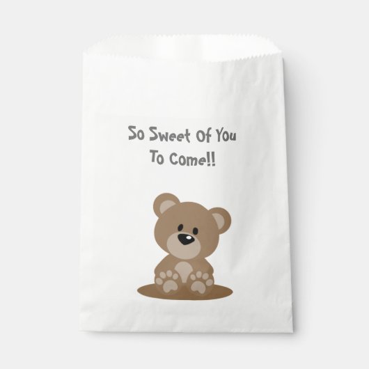 Cub Favor Bags Geschenktütchen (Vorderseite)