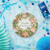 Cub Forest Animals Baby Boy Dusche Pappteller (Party)