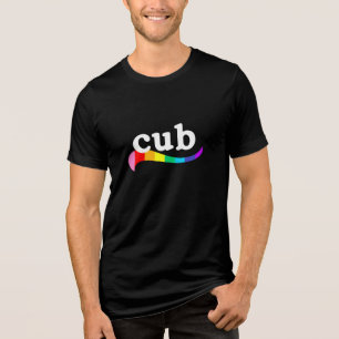 CUB Schwule Gemeinschaft Körpertyp Jüngerer Bär Tri-Blend Shirt