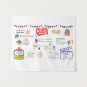 CUBA 1945 WANDTEPPICH (Vorderseite (Horizontal))