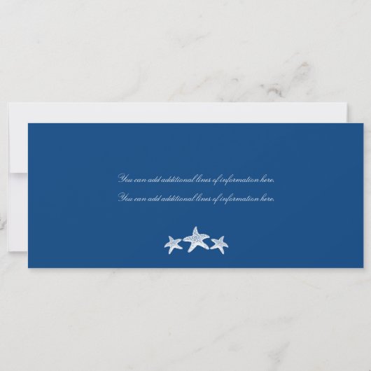 Cuba Boarding Pass Wedding Einladung (Rückseite)