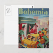 CUBA BOHEMIA MAGAZINE POSTKARTE (Vorne/Hinten)