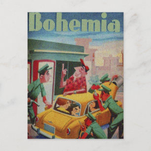 CUBA BOHEMIA MAGAZINE POSTKARTE