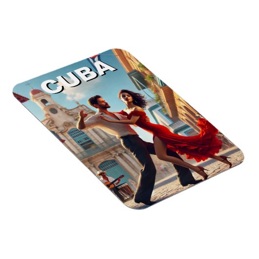 Cuba Cha Cha Dancers Magnet (Rechte Seite)