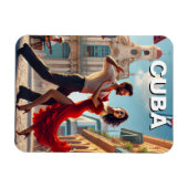 Cuba Cha Cha Dancers Magnet (Horizontal)
