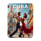 Cuba Cha Cha Dancers Magnet (Vertikal)