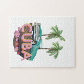 Cuba Classic Car Logo Puzzle (Horizontal)