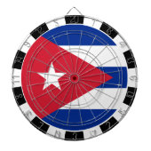 Cuba Dartboard & Cuban Flag / Spielbrett Dartscheibe (vorne)